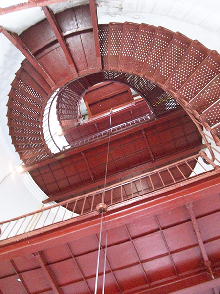 Piedras Blancas Lighthouse staircase