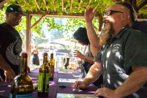 Patrons enjoying a day of tasting