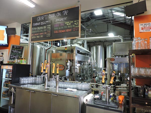 Tap It produces all of their unique brews on site.