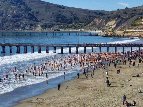 Polar Bear Plunge To Be Held New Year S Day In Avila Beach San Slo Award Winners Polar Bear Plunge Avila Beach