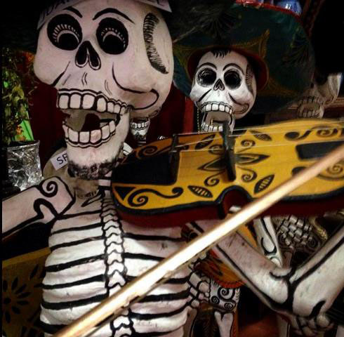 via vega vineyard and winery, paso robles, day of the dead